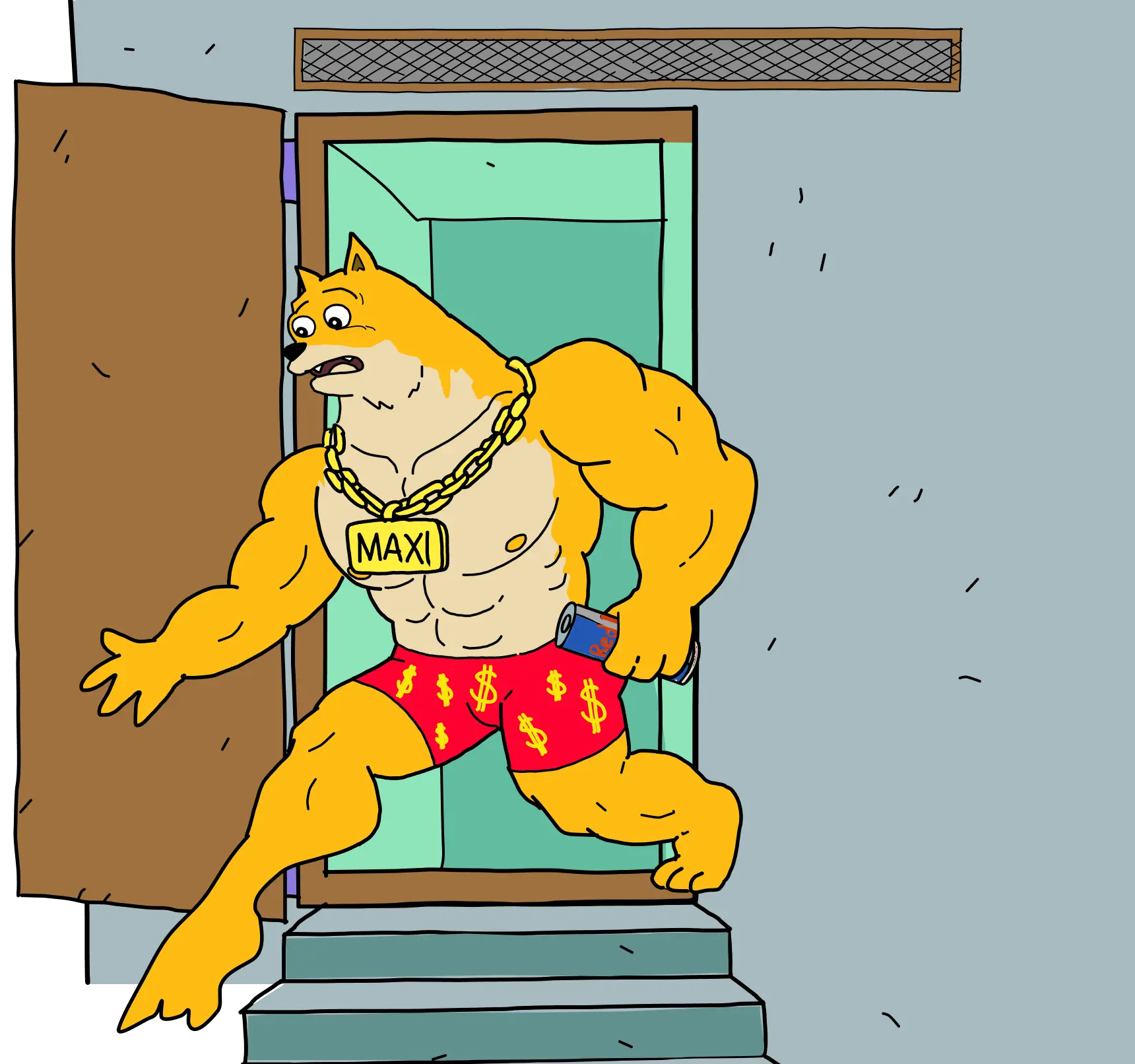 Maxi open door